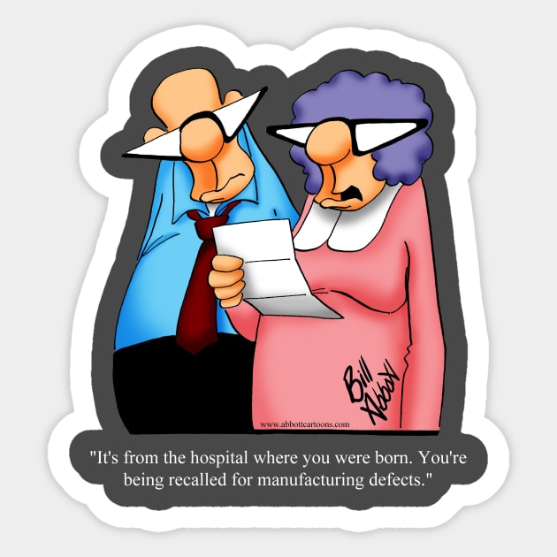 Funny Spectickles Married Couple Cartoon Humor Sticker by abbottcartoons